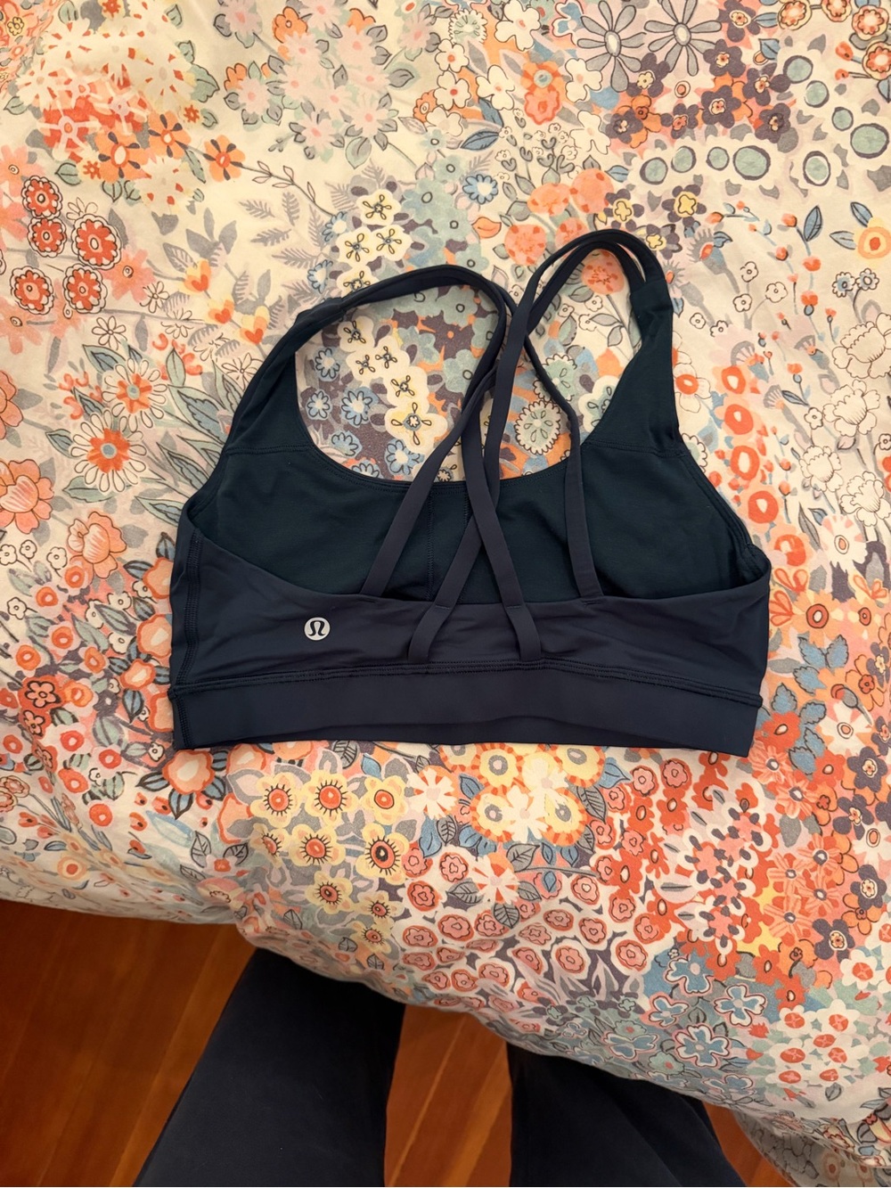 lululemon athletica Navy Strappy Crop Sports Bra